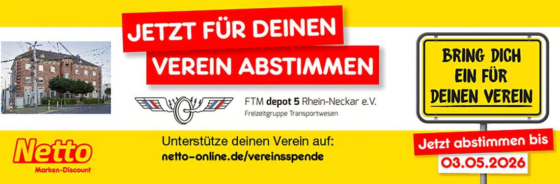 Abstimmung für FTM Depot 5 bei der Netto-Vereinsspende 2026